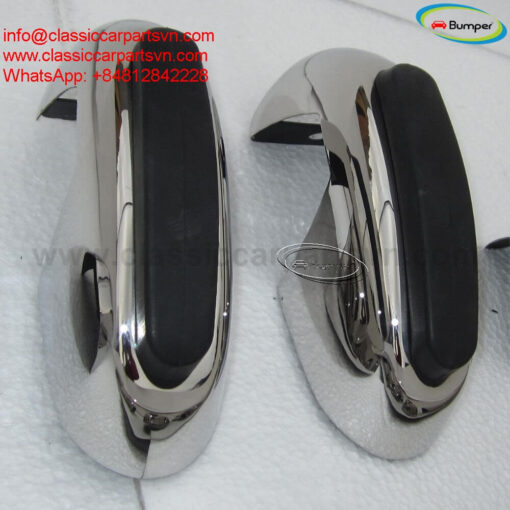 Saab 96 (1965-1975) longnose bumpers by stainless steel new
