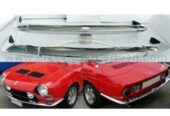 Simca 1200S coupé Bertone (1967-1971) bumpers by stainless steel new