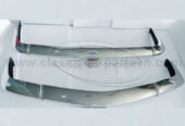 Simca 1200S coupé Bertone (1967-1971) bumpers by stainless steel new