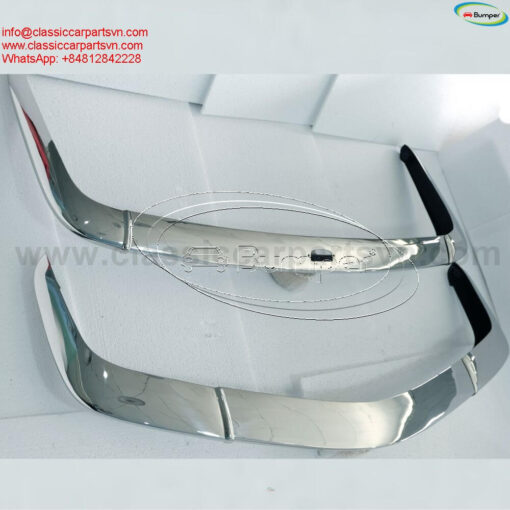 Simca 1200S coupé Bertone (1967-1971) bumpers by stainless steel new