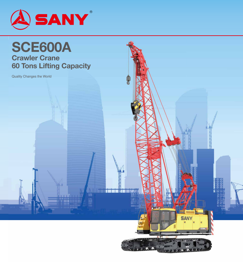 Brand New SCE600A 60t Crawler Crane | For Sale | Best Price