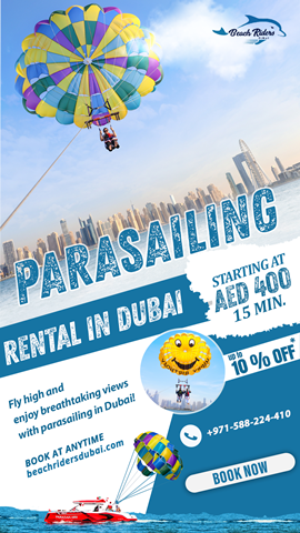 Thrilling Parasailing in Dubai – Enjoy Up to 10% Off!