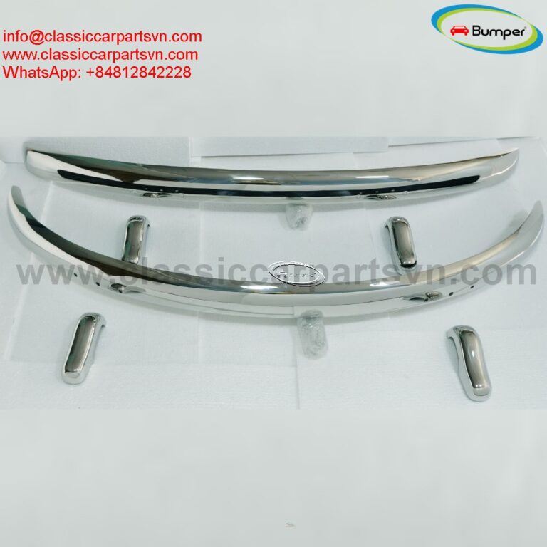 VW Beetle European style (1955-1972) bumpers by stainless steel new