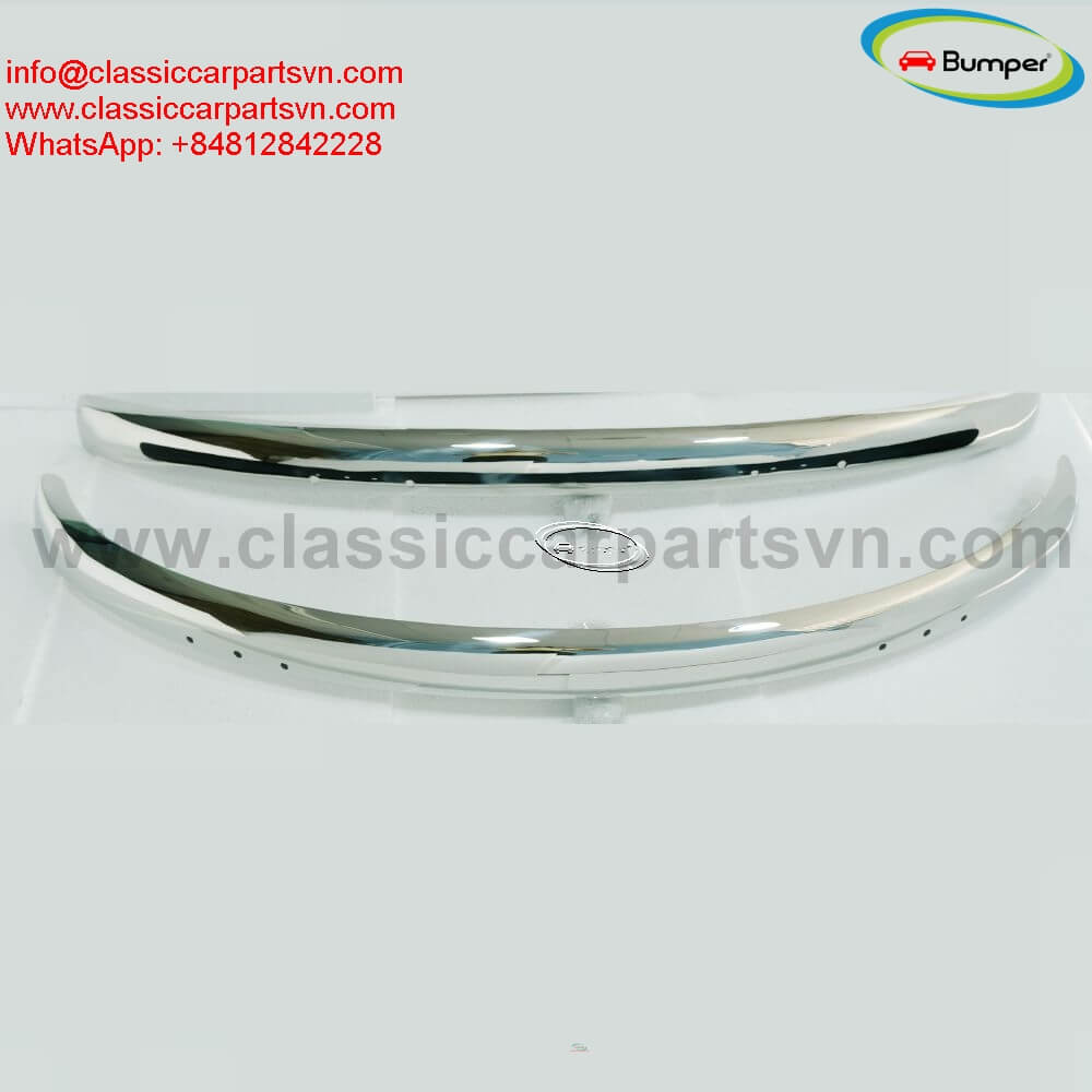 VW Beetle blade style (1955-1972) bumpers by stainless steel new