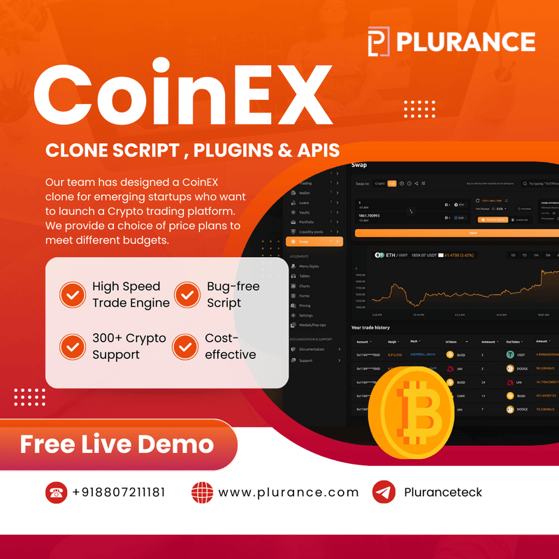 Build Your World-Class Crypto Exchange with Our CoinEx Clone Script