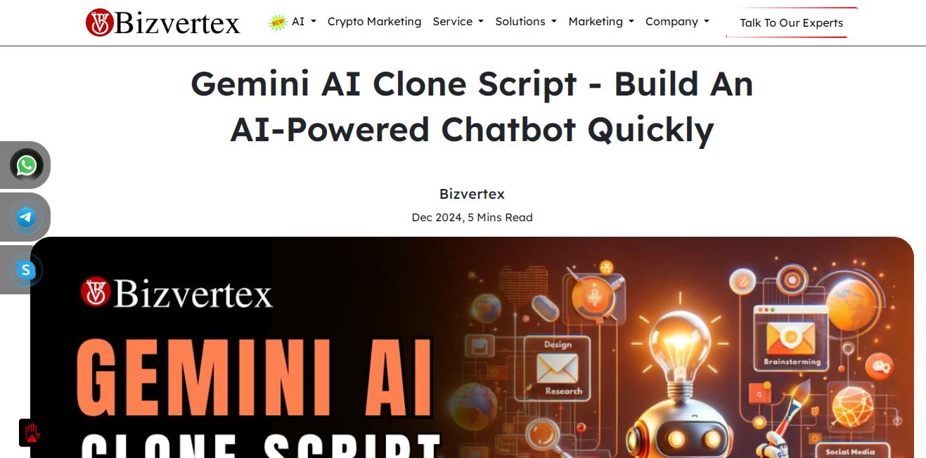 Gemini AI Clone Script: A New Era of AI Development