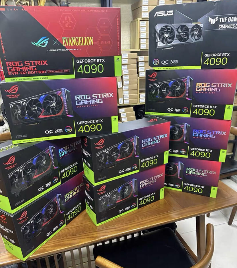 ASUS GEFORCE RTX 4090 ROG STRIX 24GB GDDR6X GAMING GRAPHICS CARD.