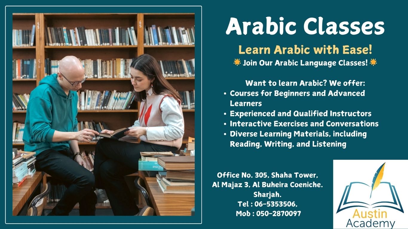 Spoken Arabic classes in Sharjah with best Discount call 0502870097