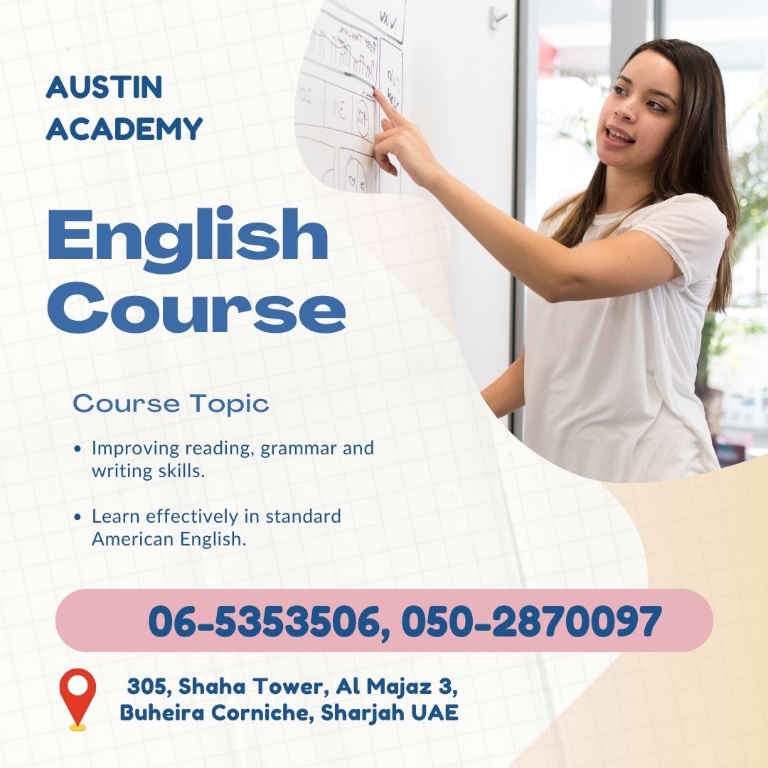 English Language Classes in Sharjah with Best Offer 0502870097