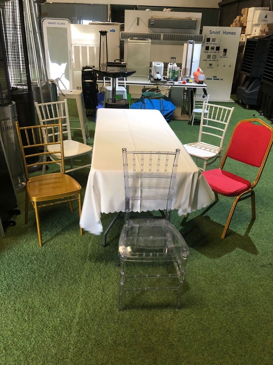 Furniture Rentals, Tables, Chairs, Bean Bags, For All Events In Dubai and all Emirates