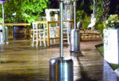 mushroom patio heater Stainless steel