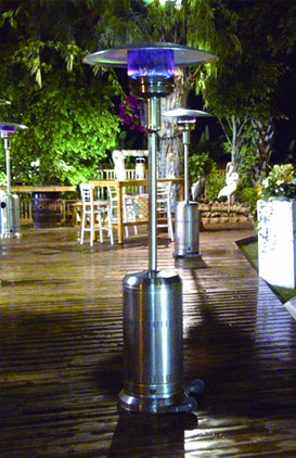 mushroom patio heater Stainless steel