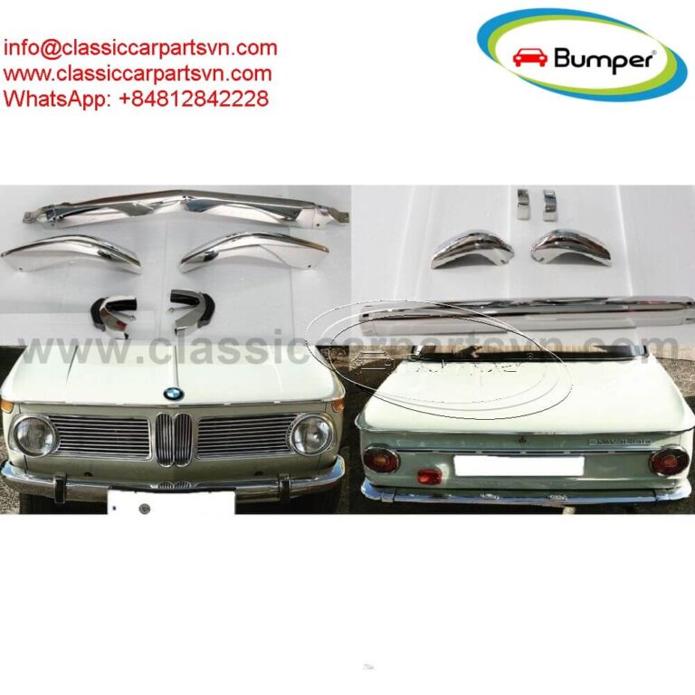 BMW 2002 bumpers (1968-1971) by stainless steel new