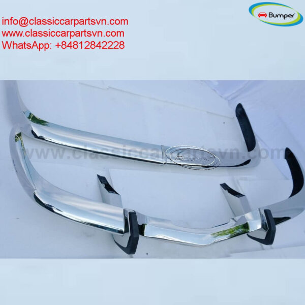 BMW 2000 CS (1965-1969) bumpers by stainless steel new