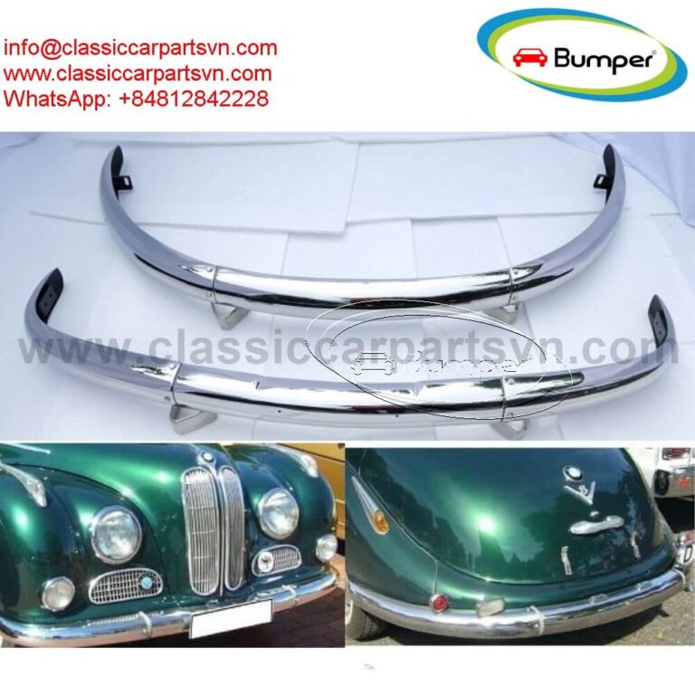 BMW 501 (1952-1962) and 502 (1954-1964) bumpers by stainless steel new