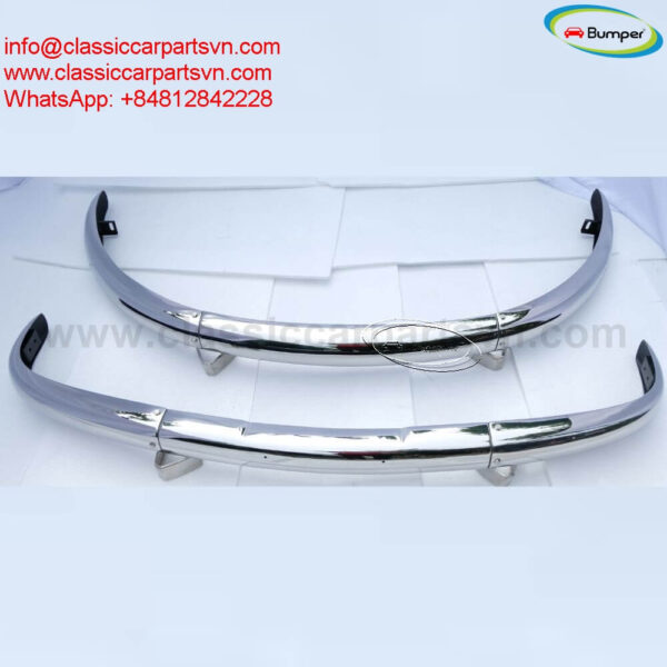 BMW 501 (1952-1962) and 502 (1954-1964) bumpers by stainless steel new