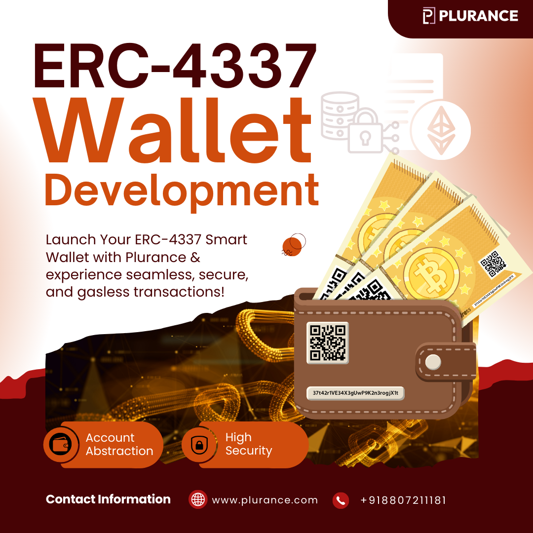 Unlock Gasless Transactions & Security with Plurance’s ERC 4337 Wallet Solutions