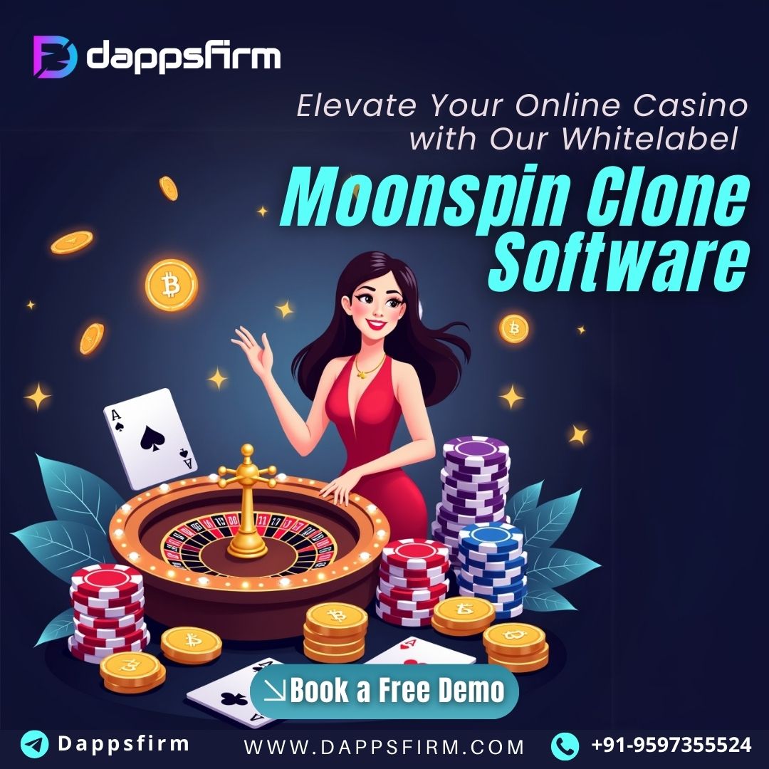Skyrocket Your Online Casino Business with Moonspin Clone Script!