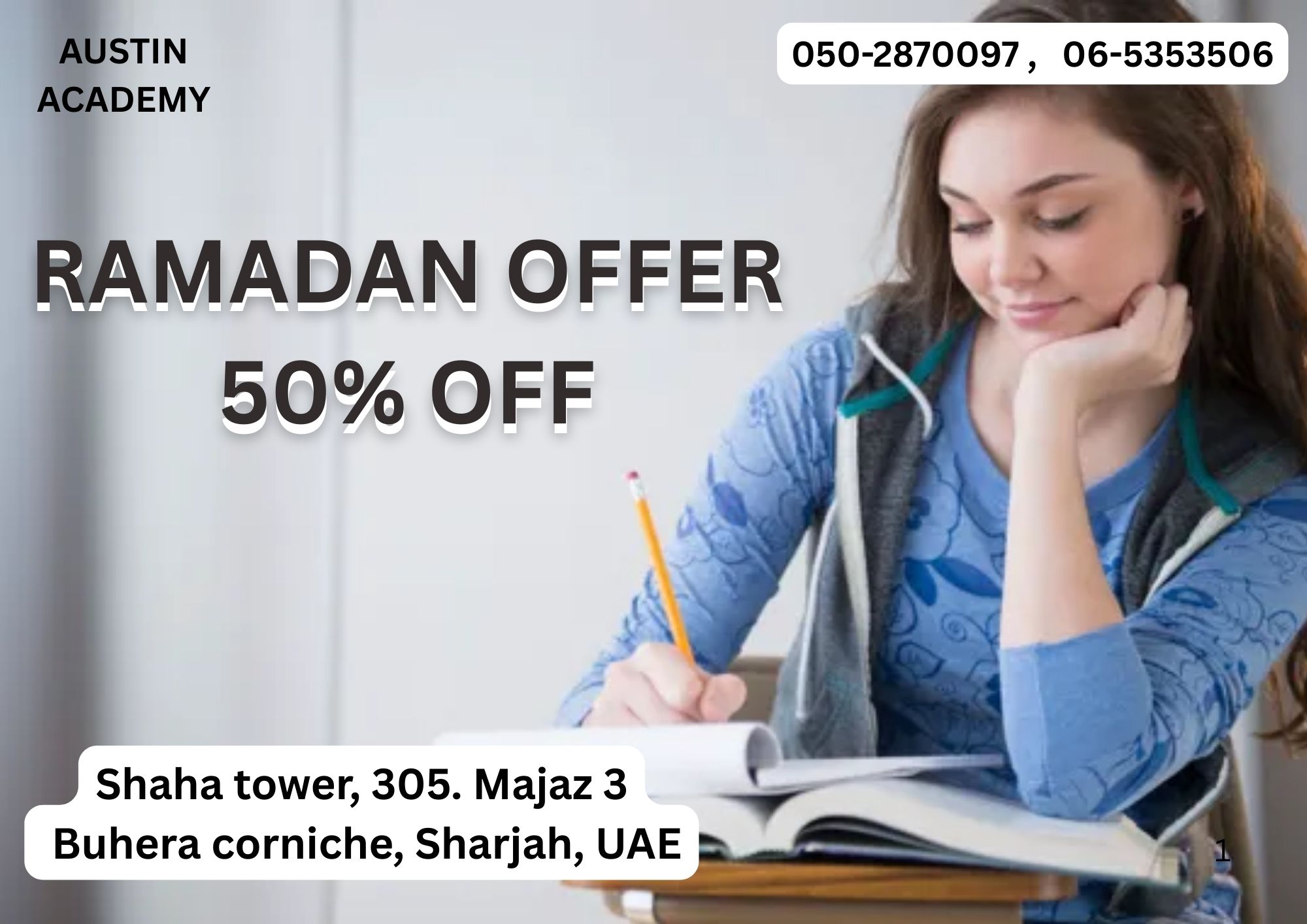 French Classes In Sharjah With Best RAMADAN Offer. Call 0502870097