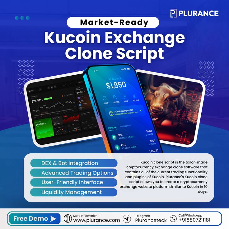Be the Next Big Crypto Exchange with Plurance’s KuCoin Clone Script