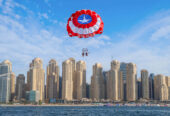 Dubai Couple Parasailing – Love is in the Air!