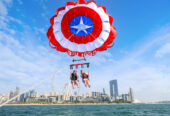 Dubai Couple Parasailing – Love is in the Air!