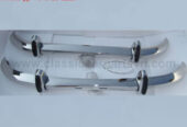Saab 96 (1965-1975) longnose bumpers by stainless steel new