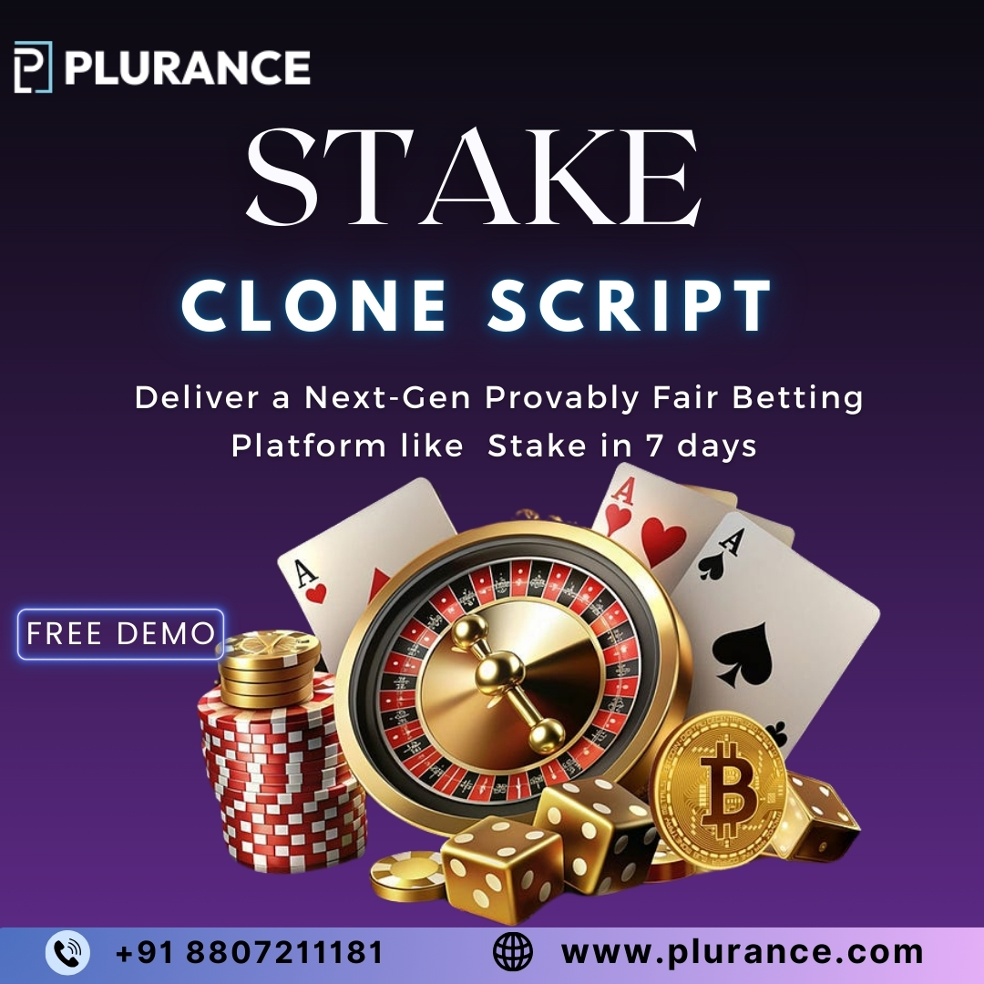 Launch a Provably Fair Gaming Site with Our Stake Clone Script at the Core
