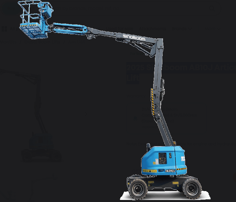 Save Big on the 2025 Sinoboom AB10J – Rough Terrain Ready!