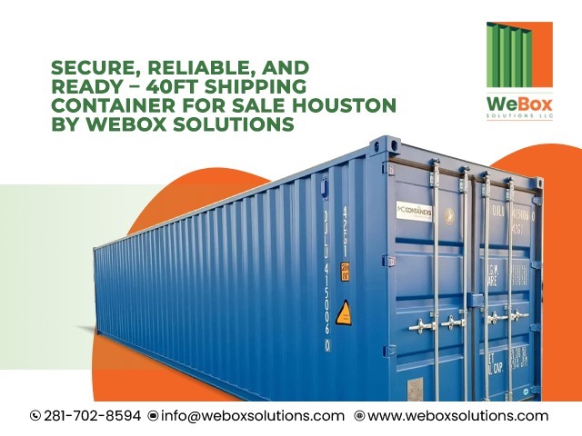 webox solutions/ 40ft shipping container for sale in houston