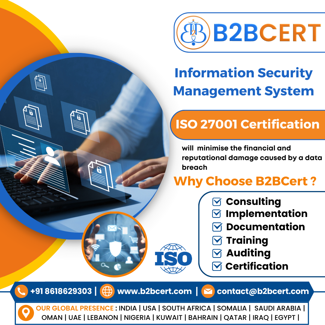 Get ISO 27001 Certification in Phoenix with B2BCERT Support