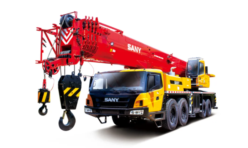 SANY 2025 STC900T5 90t Truck Crane – Advanced Slewing Buffer for Smooth Starts and Stops