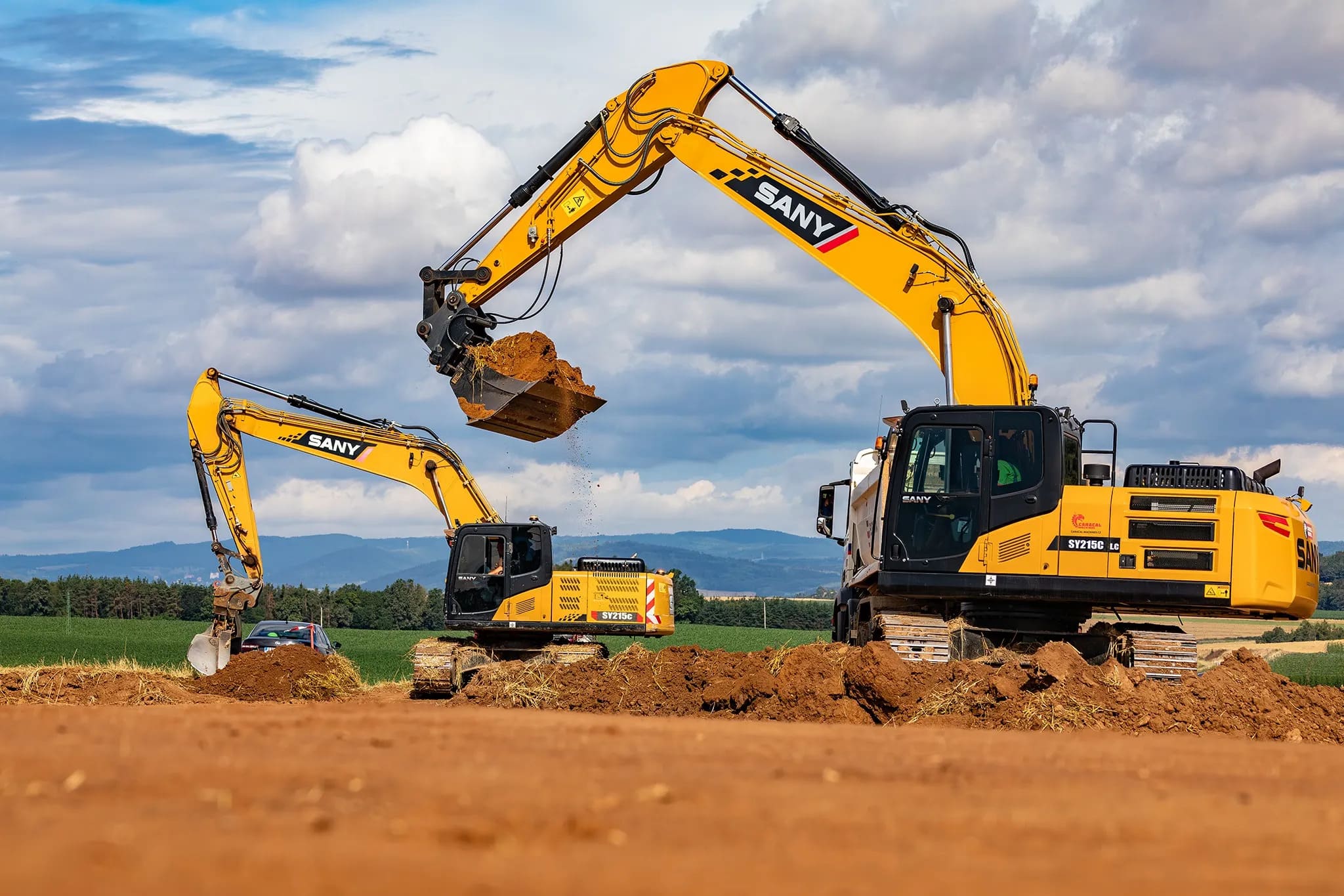 Buy Now 2025 SANY SY215C LC Medium Excavator