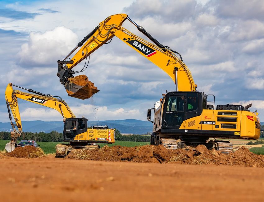 Order SANY SY215C LC Medium Excavator