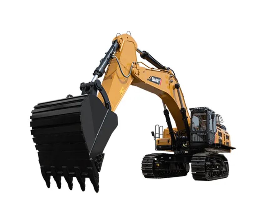 flat 20% – 10% SANY SY750H Large Excavator