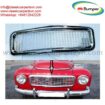 Radiator grille front Volvo PV Duett, PV444, PV544 new by stainless steel