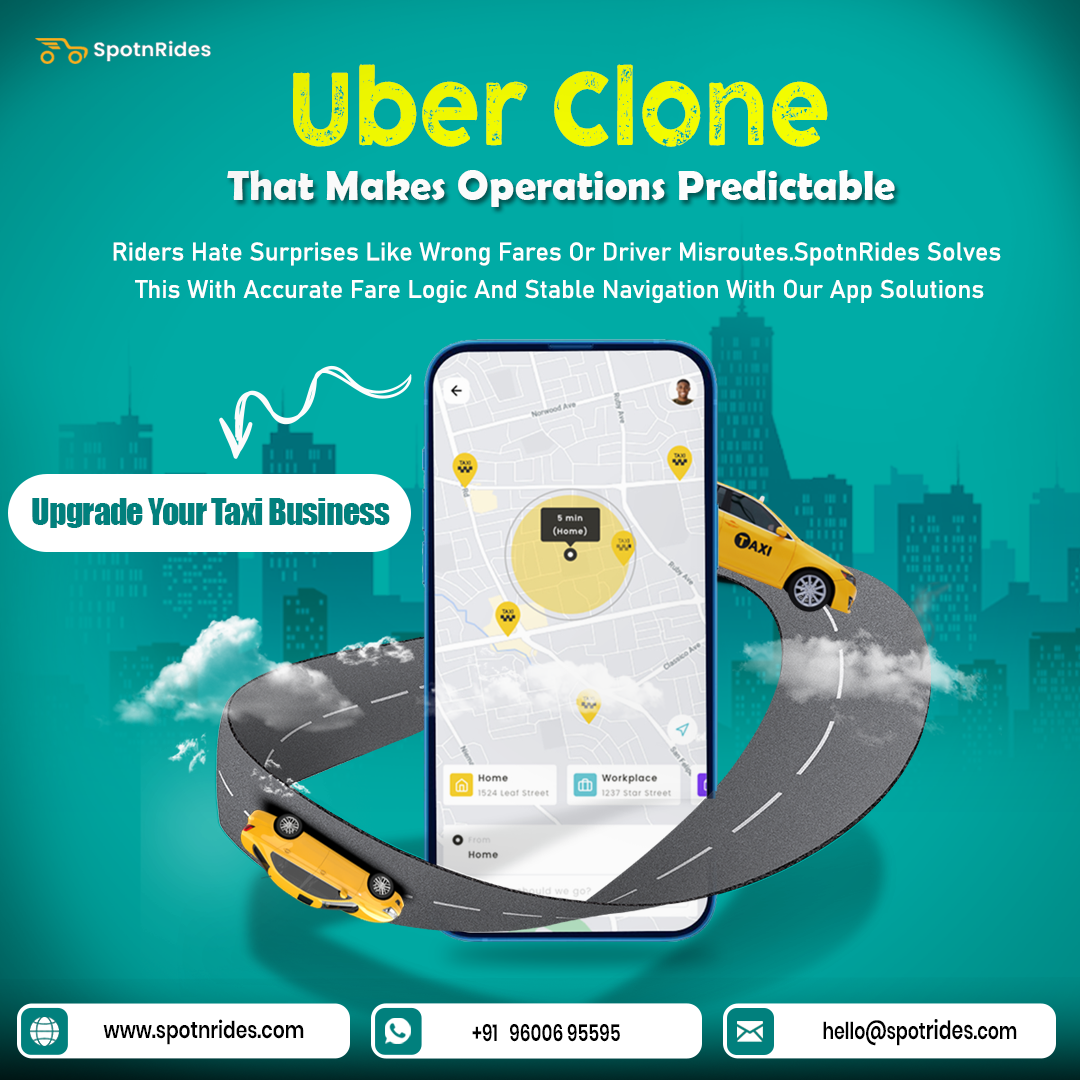 Create a Competitive Taxi Brand With a Customizable Bidding Uber Clone!
