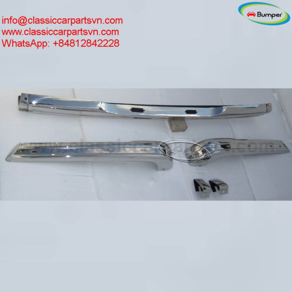 BMW E21 bumpers full set new (1975-1983) by stainless steel new