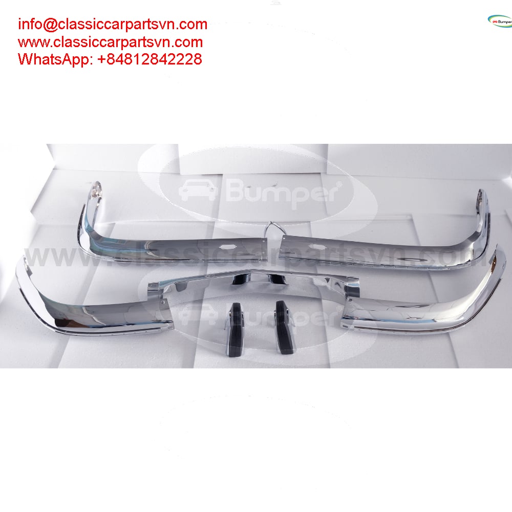 BMW 2800CS BMW 3.0CS BMW E9 bumpers new (1968-1975) by stainless steel new
