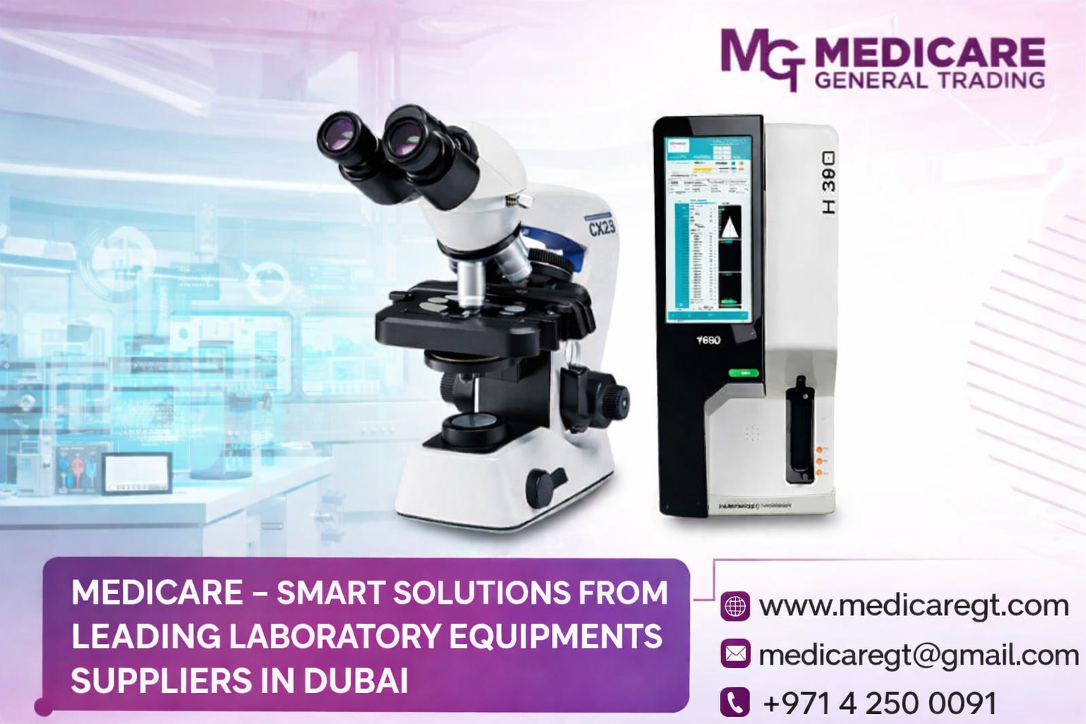 Medicare | laboratory equipments suppliers in Dubai