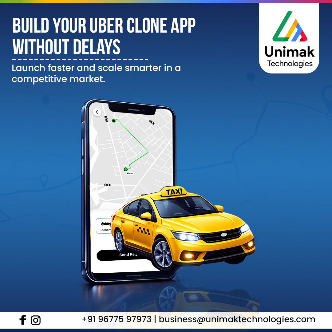Uber Clone App | Launch Your Own On-Demand Taxi Booking App