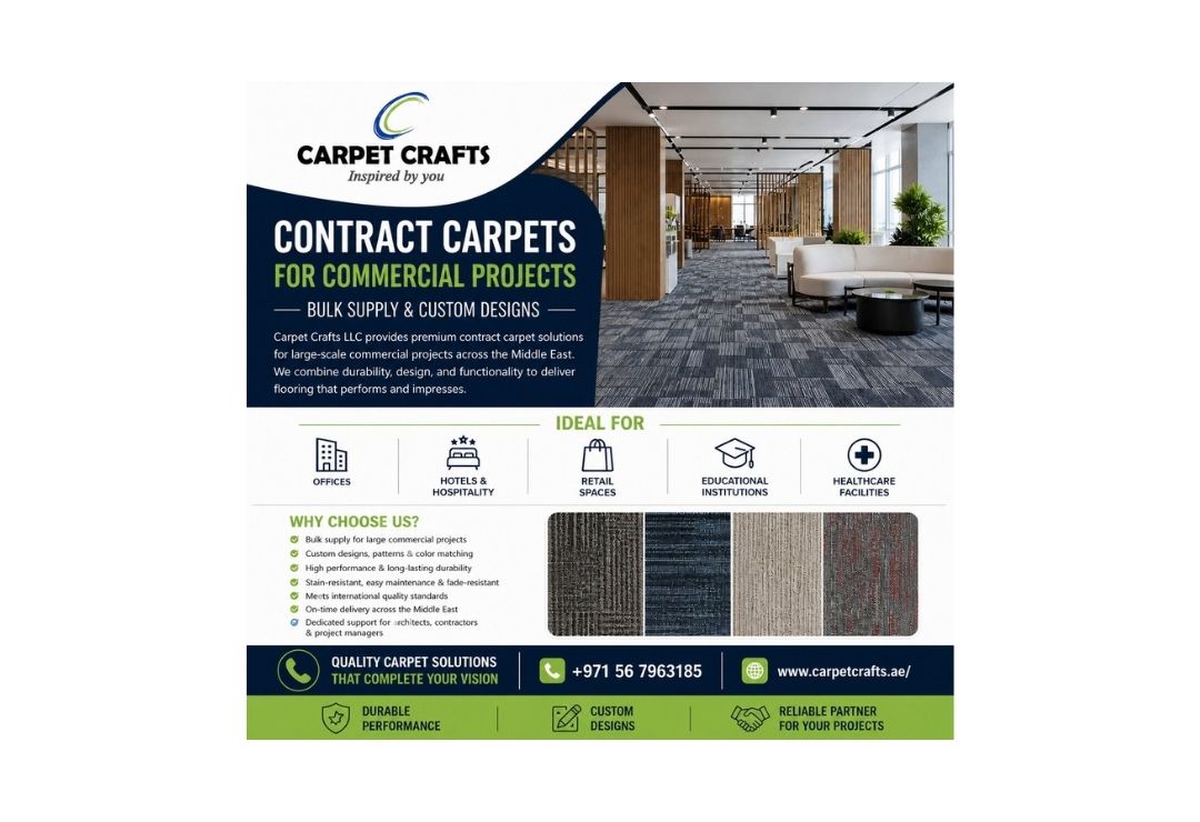 Contract Carpets for Commercial Projects – Bulk Supply & Custom Designs | Carpet Crafts LLC
