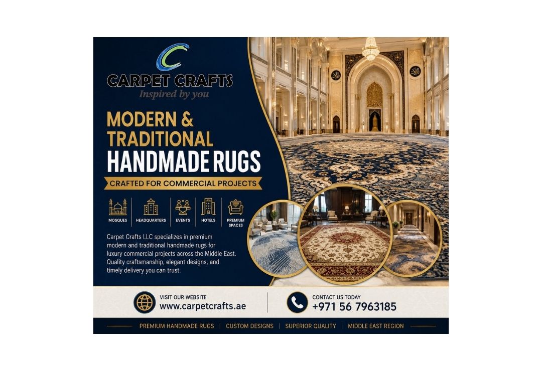 Modern & Traditional Handmade Rugs Crafted for commercial projects