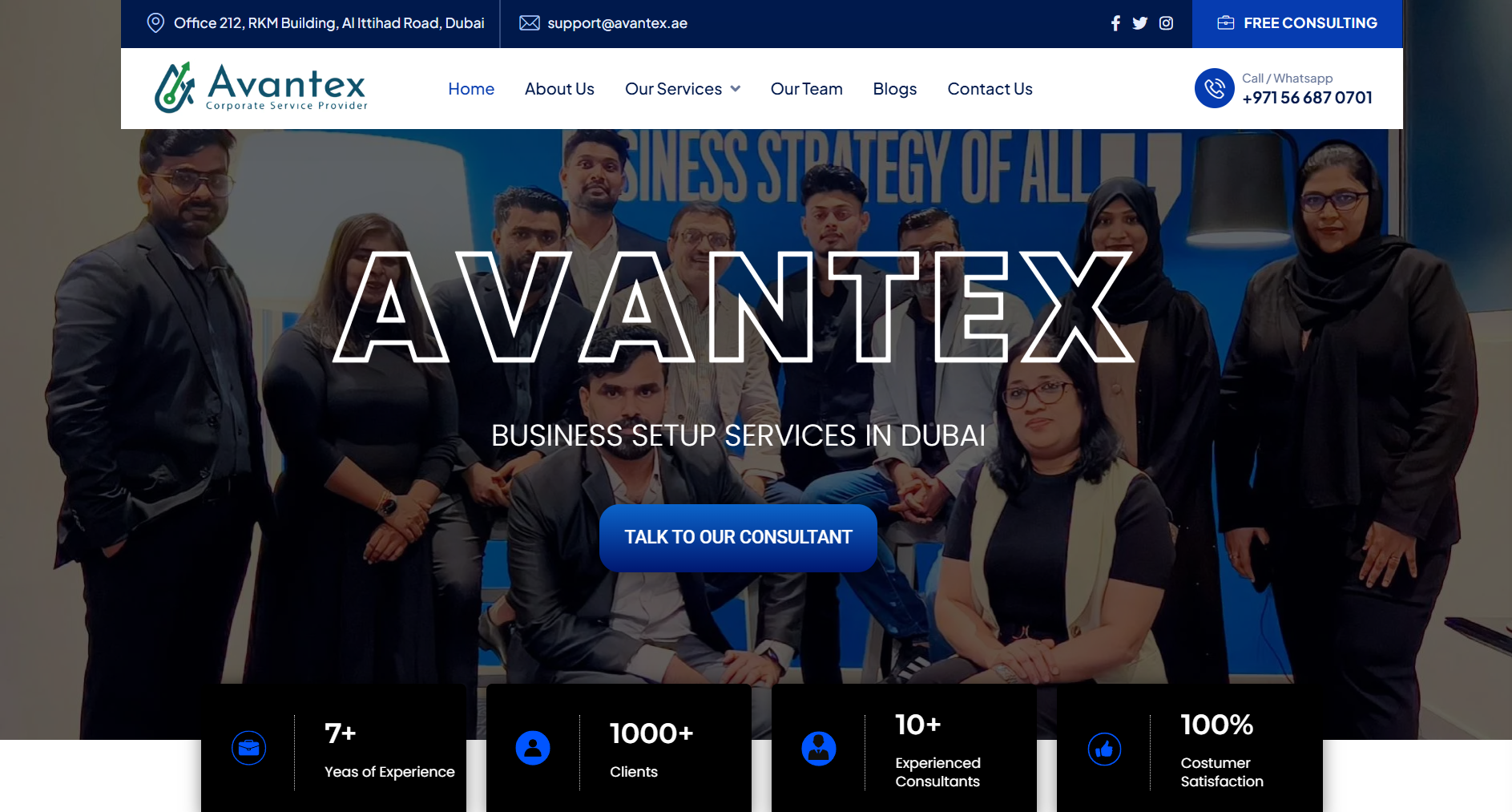 Business Setup Consultants in Dubai, UAE | Avantex