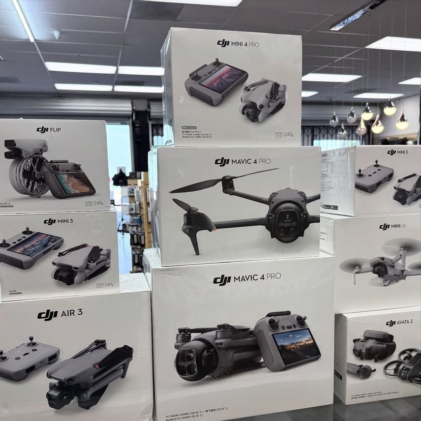 DJI Mini 5 Pro, DJI Mini 4 Pro, Autel robotics, DJI Air 3S, DJI Avata 2, DJI Mavic 4 Pro, DJI Mavic 3,